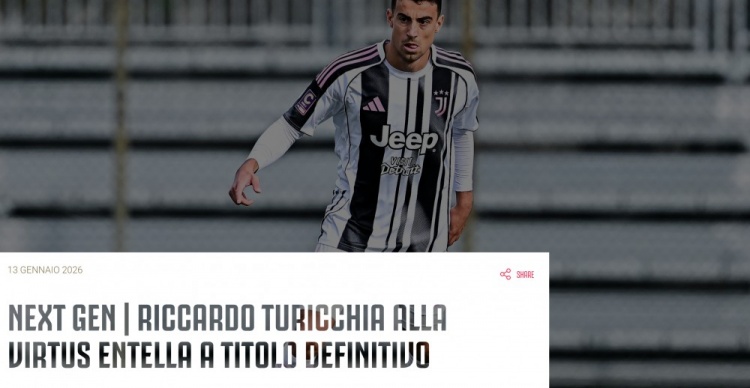 澳门金沙娱乐城官网-官方：尤文新一代22岁左后卫里卡多·图里基亚转会至意乙恩特拉